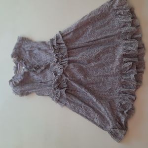 Crewcuts purple floral ruffle cap sleeve dress 7